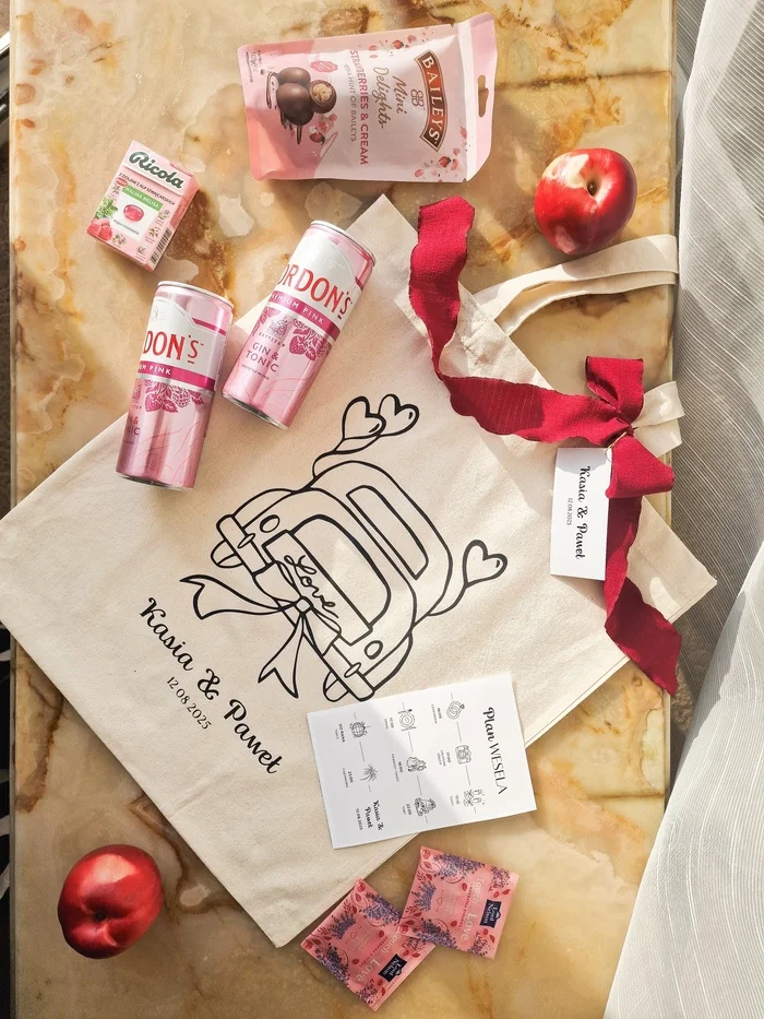 zestawy powitalne dla gości weselnych