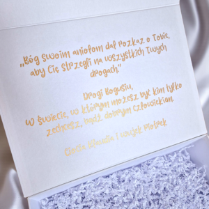 Pudełko magnetyczne na Chrzest