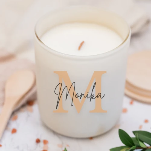 upominki - personalizowane świece sojowe