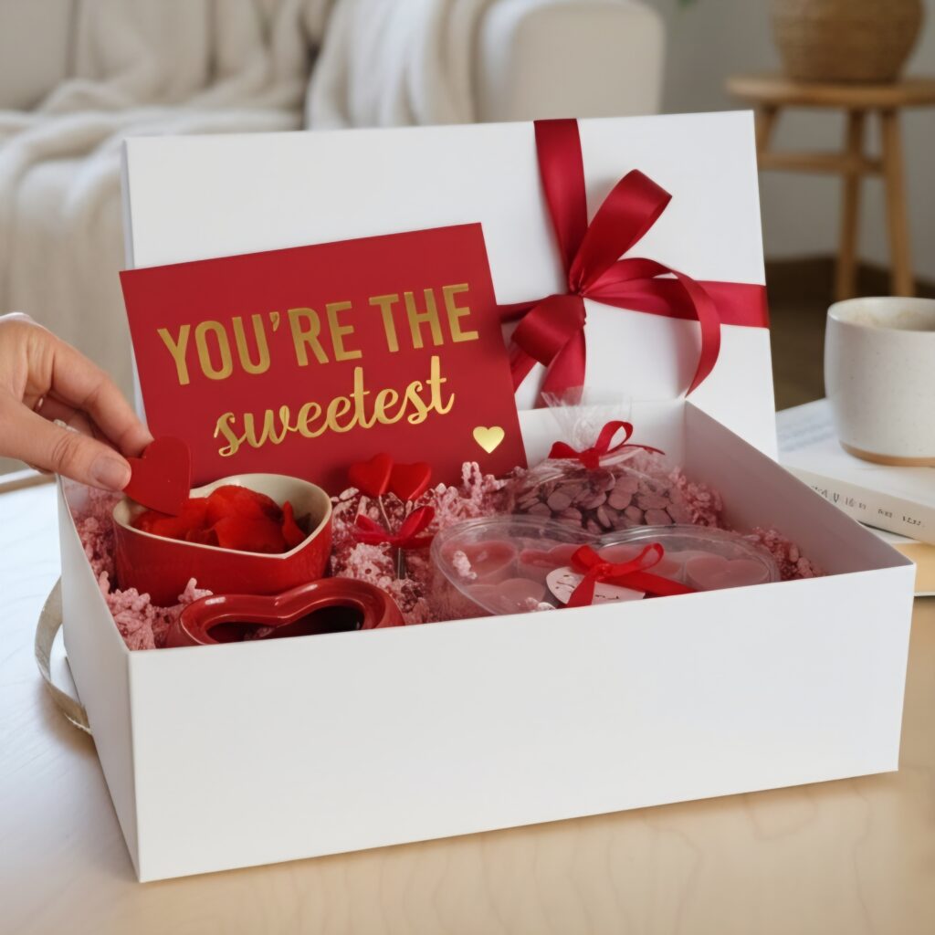 Zestaw walentynkowy - stwórz romantyczną randkę przy świecach