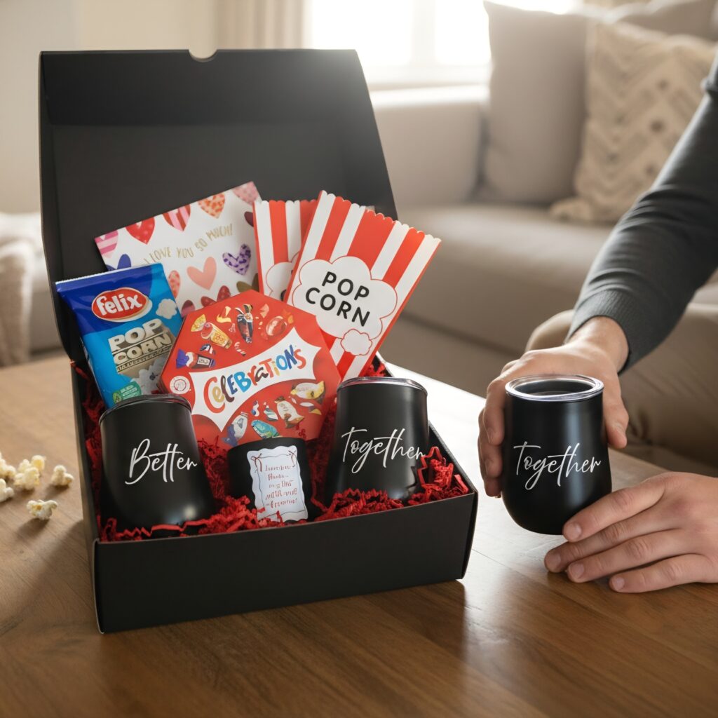 Zestaw na walentynki - wieczór filmowy