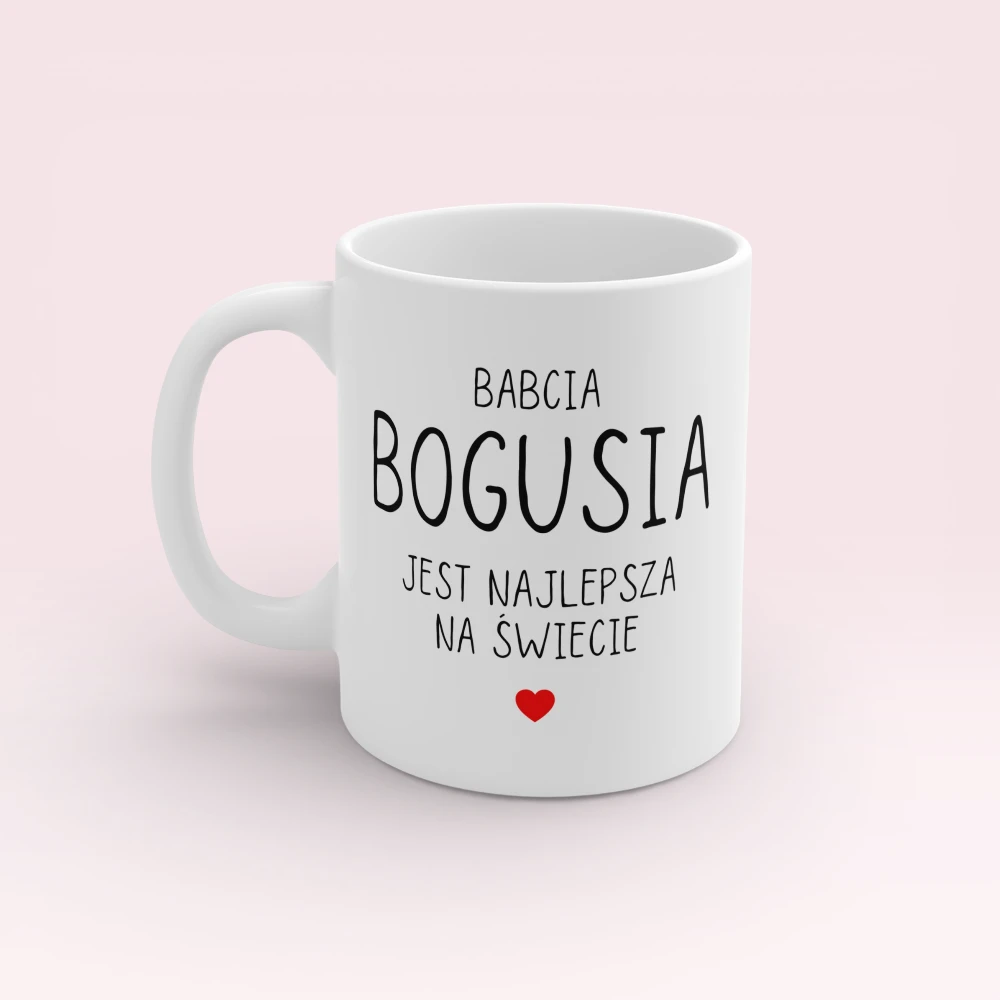 Wyjątkowy kubek na dzień babci z imieniem
