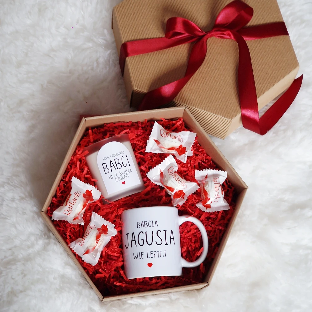 Zestaw dla Babci z kubkiem i świecą