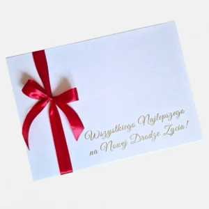 Personalizowane pudełko na Ślub - L białe