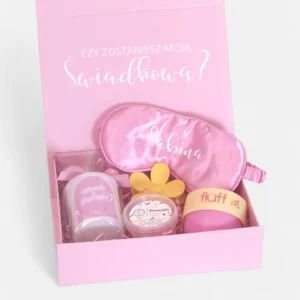 Personalizowane pudełko z Twoją dedykacją M różowe
