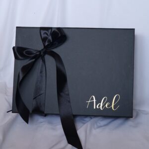 Personalizowane pudełko z Twoją dedykacją - M czarne