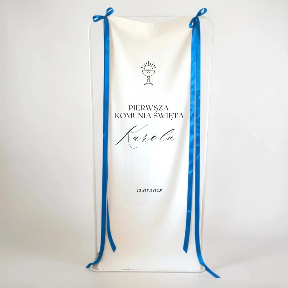 Tablica powitalna na komunię