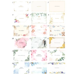 Personalizowane pudełko z Twoją dedykacją - niskie XL białe