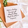 Personalizowana podstawka ceramiczna z napisem – kwadratowa