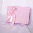 Personalizowane pudełko z Twoją dedykacją M różowe